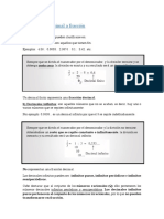 Transformación Decimal A Fracción y Viceversa