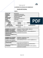 Silabo Analisis II