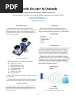 Sensor de Distancia HC-SR04 Con Arduino