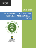 Plan Institucional de Gestion Ambiental