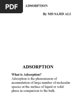 Adsorption by MD Sajid Ali