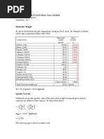 Calculations in Natural Gas Course