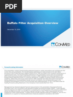 Conmed and Buffalo Filter Acquisition Presentation