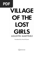 Village of The Lost Girls - Agustin Martinez - Extract