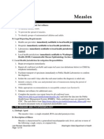 Measles: 1. Disease Reporting