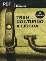 Tren Nocturno A Lisboa - Pascal Mercier