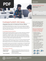 Fortigate/Fortiwifi 30D Series: Integrated Security For Small and Home Offices