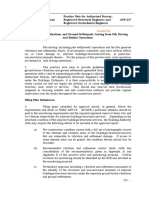 APP137 - Ground-Borne Vibrations and Ground Settlements Arising From Pile Driving and Similar Operations