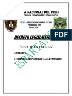 Uso de La Fuerza Monografia Listo