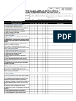 Check List para Auditoria de Seguridad en Cores Recibos