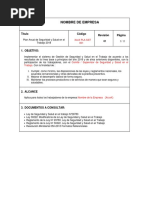 Modelo Plan de SST