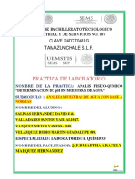 Practica de Analisis de Agua