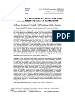 Analisis Langkah-Langkah Penyelesaian Soal Model Testlet Pada Materi Stoikiometri