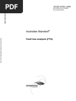 Australian Standard: Fault Tree Analysis (FTA)