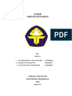 Paper Groups Dynamics: Group 1