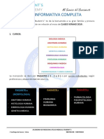 Ficha Informativa 2019 Modalidad Presencial Verano Completo