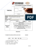 Examen Parcial Ingles 5