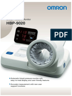 Omron Automatic Blood Pressure Machine Model No HBP 9020