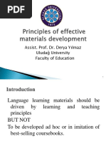 Principle of Materials Development