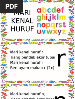 Lagu Huruf