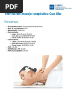 Tecnica Del Masaje Terapeutico Gua Sha