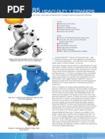 Model 85: Heavy-Duty Y Strainers