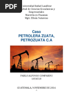 Parcial - Caso Petrolera Zuata