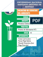 Bioensayo de Toxicidad Por Metales Pesados, Hidrocarburos y Pesticidas, en Muestras de Aguas, Con Semillas de Lactuca Sativa