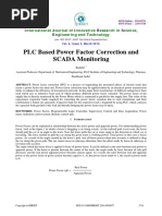 PLC Based Power Factor Correction and SCADA Monitoring