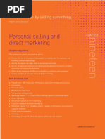 Chapter Nineteen - Personal Selling and Direct Marketing PDF