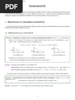 Cours - Continuite