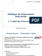 BBA Chapitre 1 L'Objet Des Financements Blog