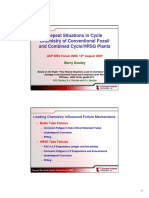 Repeat Situations in Cycle Chemistry Control