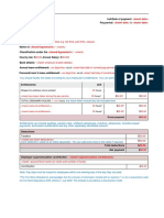 Pay Slip Template