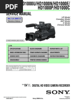 Sony HVR HD1000 V1 PDF