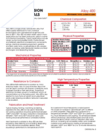 Alloy 400 Data Sheet