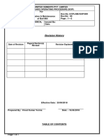 Sop For Om For Ball Mill