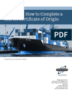 When and How To Complete A NAFTA Certificate of Origin White Paper