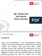 PPTRQ - Aula 01 - Direito Civil - Sucessoes - Prof - Murilo