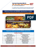 Important National Parks and Wildlife Sanctuaries in India Download in PDF