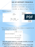 The Increase of Entropy Principle