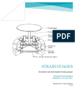 Strain Guages: Bounded and Unbounded Strain Gauges