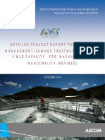 Detailed Project Report For Septage Management/ Sewage Treatment Plant of 5 MLD Capacity For Machilipatnam Municipality (Revised)