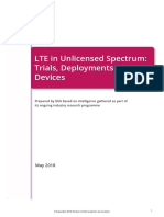 LTE in Unlicensed Spectrum: Trials, Deployments and Devices