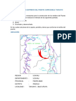 Metrado de Los Estribos Del Puente Carrozable Tahuayo-Paper