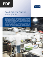 Good Catering Practice Audits (GCP) : Food Services