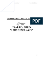 Unidad Didáctica 4. 2º Ciclo Salto, Giro y Me Desplazo PDF