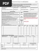 Chemical Purchase Request Form (With Quotation) : Declaration by