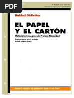 El Carton y El Papel. Unidad Didactica PDF