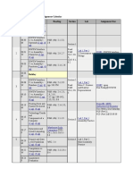 CS 61C: Lecture, Reading, and Assignment Calendar WK Date Lecture Topic Reading Section Lab Assignment Due